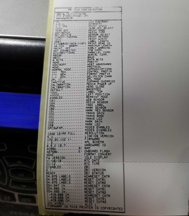 Zebra ZT230 Thermal Label Printer - ZT23042-T11200FZ Q