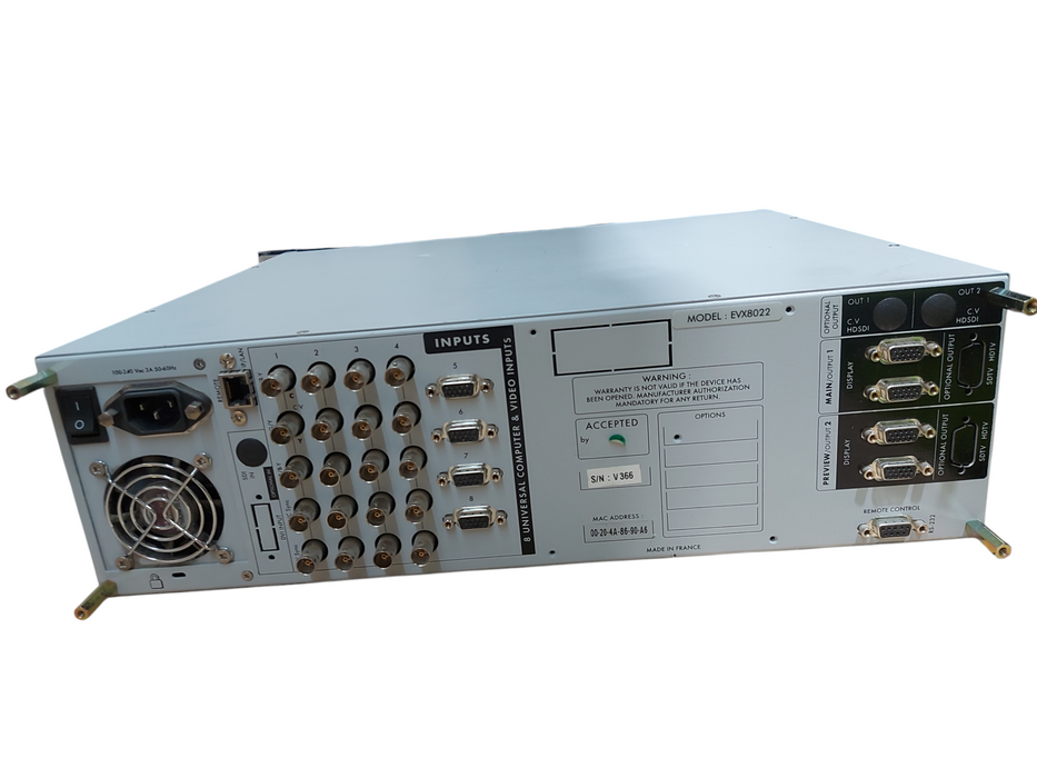 Analog Way EventiX EVX8022 Seamless Switcher / Computer Video Mixer