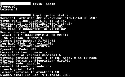 Fortinet FortiGate FG-30E, Network Security Firewall, Factory Reset