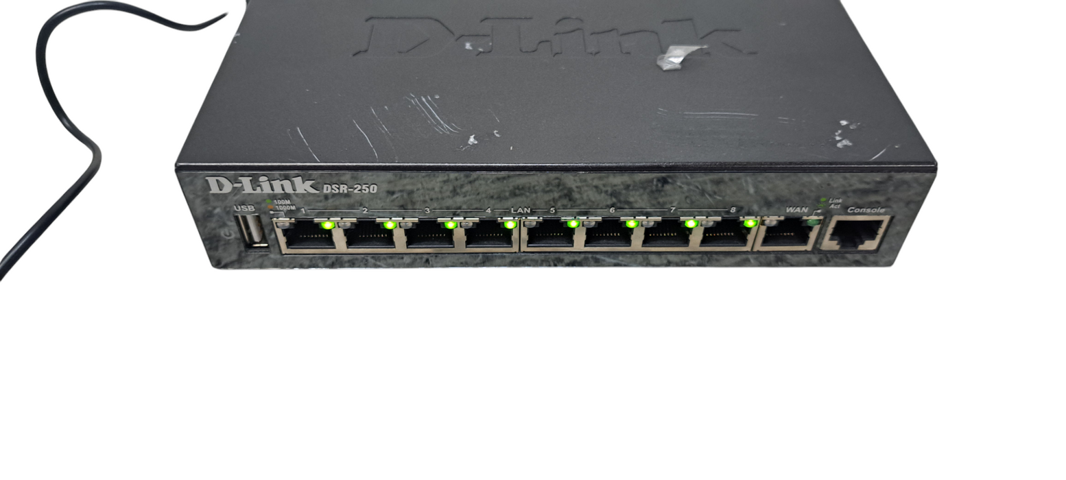 D-Link DSR-250 Dual WAN Security VPN Router