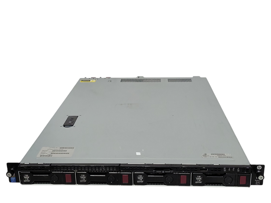 HP Proliant DL60 Gen9, 1x Xeon E5-2609v3 1.9GHz, 48GB DDR4, 2x PSU, 4x 3.5" _