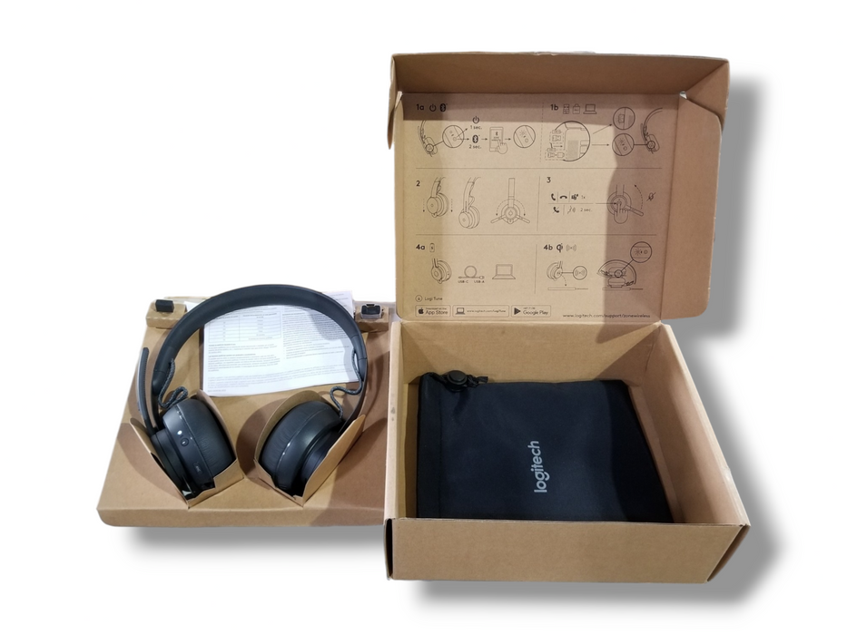 Logitech Zone Wireless Stereo Headset  A00082-83 -New / Open Box