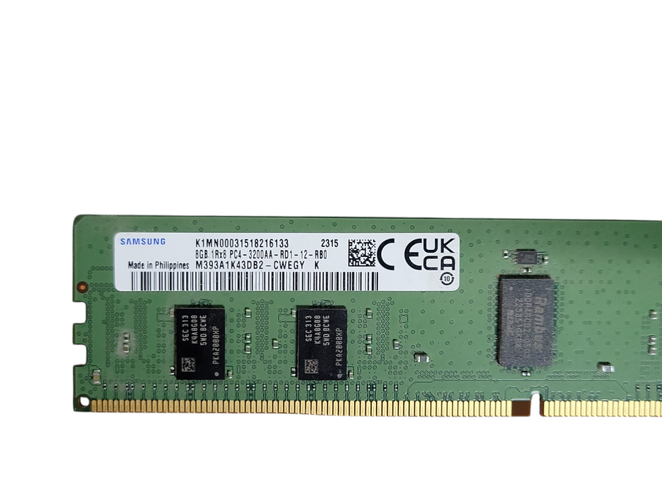 Assorted Brand  SKhynix/Micron/Samsung 8GB 1RX8 PC4-3200A-RD1 Server RAM Q_