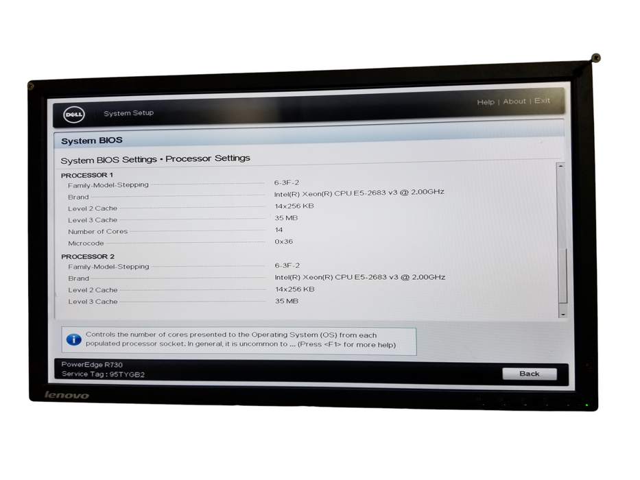 DELL PowerEdge R730 2x Xeon E5-2683v3 @2.00GHz 80GB DDR4 2x750W PSU, NoRaid