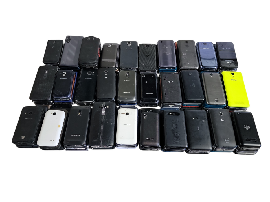 Lot of 150x Android Phones [Samsung / LG / ZTE | Untested | Micro USB] (