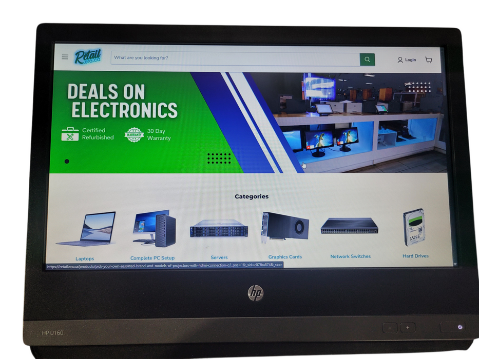 HP U160 15.6" Portable LED Monitor 1366x768