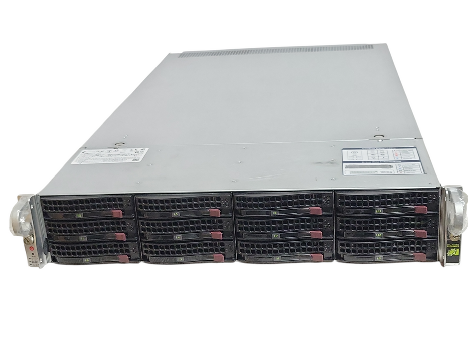 Supermicro X11DPU, 2x Xeon Gold 5120 2.20GHz, 32GB DDR4, 2x PSU, 12x 3.5" T _