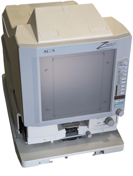 ALOS Z-Scan 46 II Microform microfiche Scanner Q-