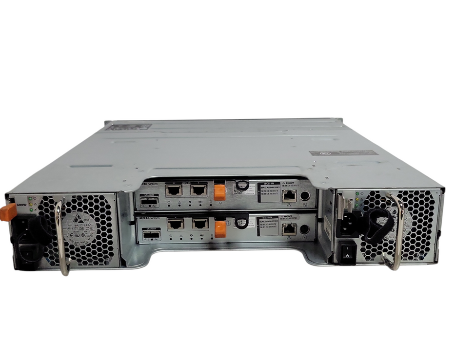 Dell PowerVault MD3620i iSCSI SAN with 2x M6WPW Controllers, 2x PSU _