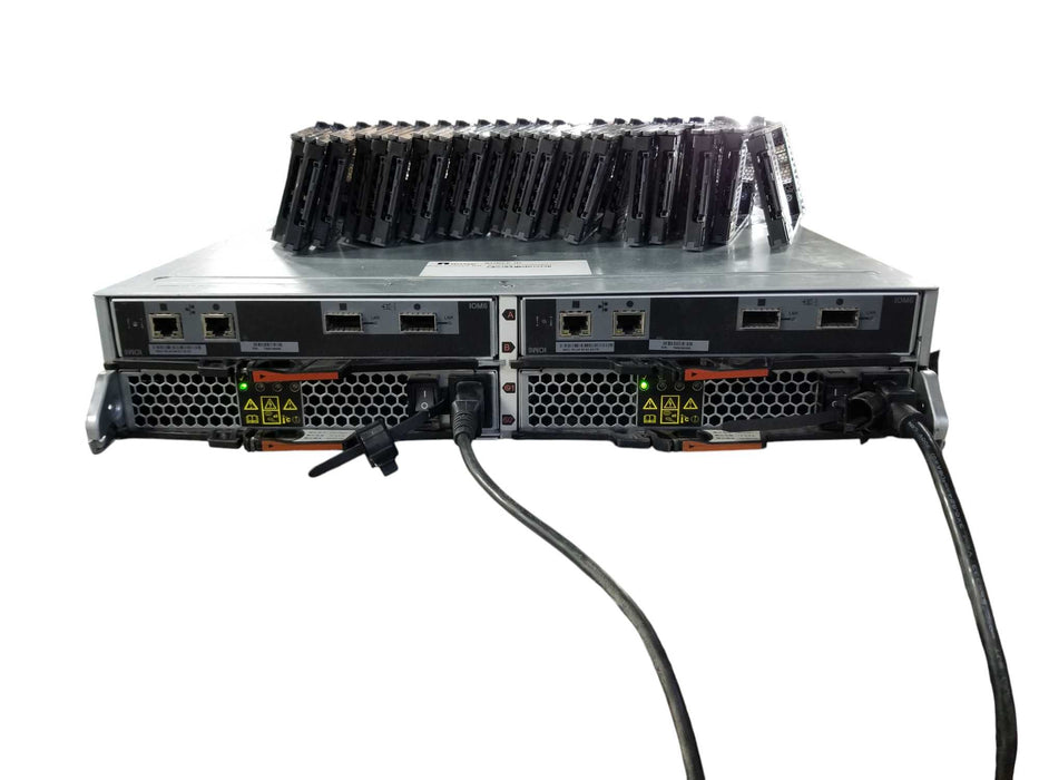 NetApp NAJ-1001 24-Bay w/ 2x IOM6 111-000190+B1 & 2x 750W PSUs / NO HDDs