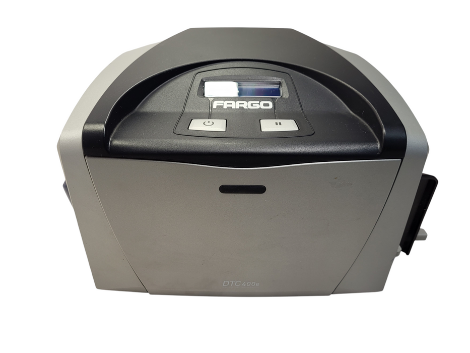 Fargo DTC400e Dual-Sided Thermal Color ID Card Printer READ $