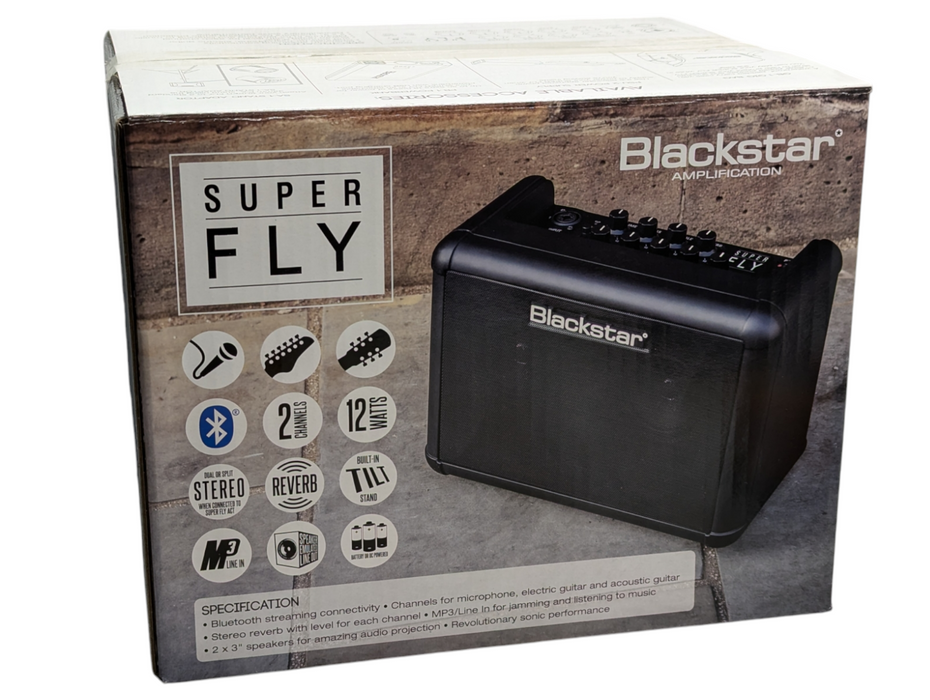 New Blackstar Amplification Super FLY Bluetooth Battery-Powered Amplifier Q-