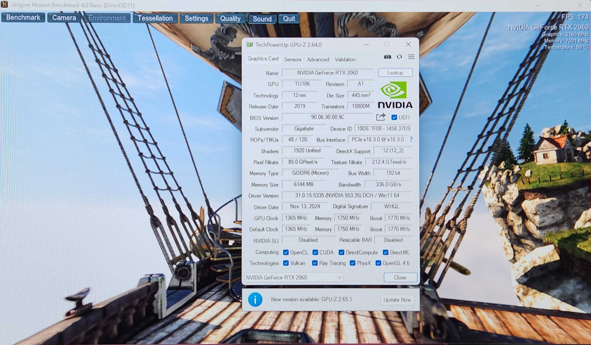 Gigabyte nVidia GeForce RTX 2060 OC 6GB GDDR6 GV-N2060OC-6GD