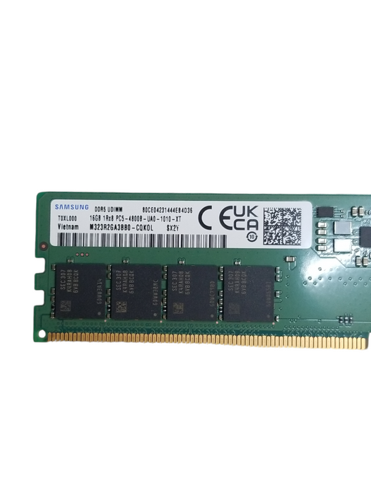 Samsung DDR5 UDIMM 16GB 1Rx8 PC5-4800B-UA0-1010-XT
