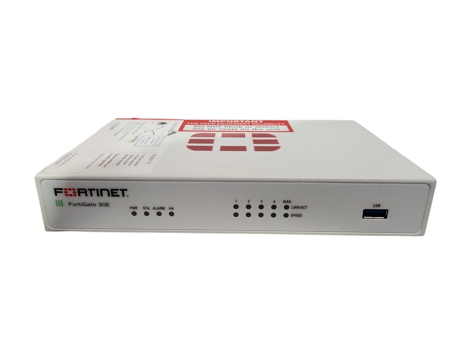 Fortinet FortiGate 30E, Network Security Firewall, FG-30E, READ Q