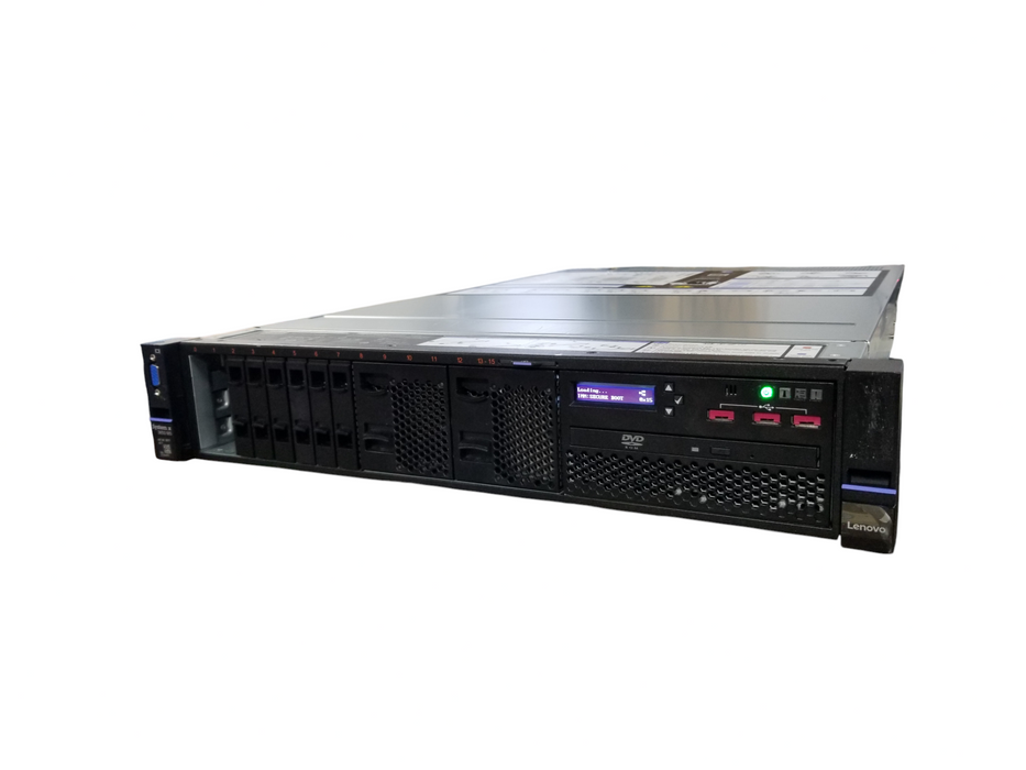 Lenovo System x3650 M5, 1x Xeon E5-2620v4 @2.10GHz, 16GB DDR4, M5210 RAID