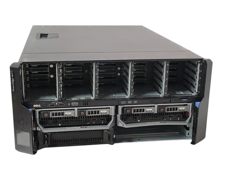 Dell PowerEdge VRTX Chassis w/ 2x M630 Blades 2x Xeon E5-2640v3 64GB DDR4 _