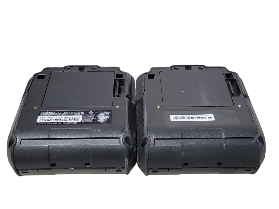 Lot of 2x Brother RJ-4040 Rugged Wi-Fi Printer, READ _