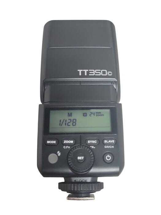 Godox TT350c Thinklite TTL Camera Flash, Powers on, READ _