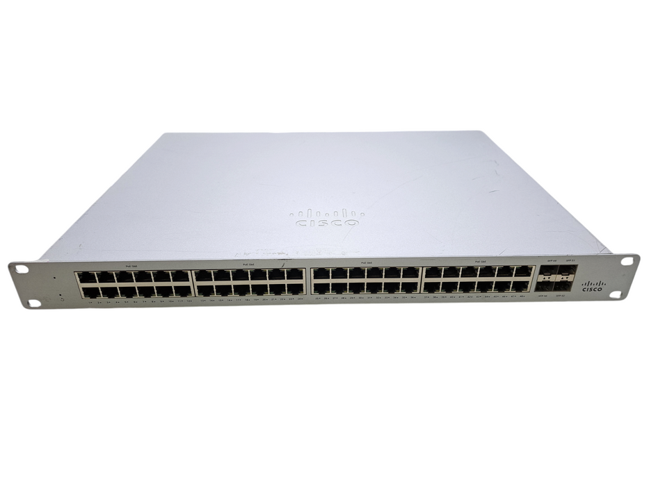 Cisco Meraki MS120-48FP | 48x Gigabit PoE 740W 4x SFP Cloud Switch |Unclaimed