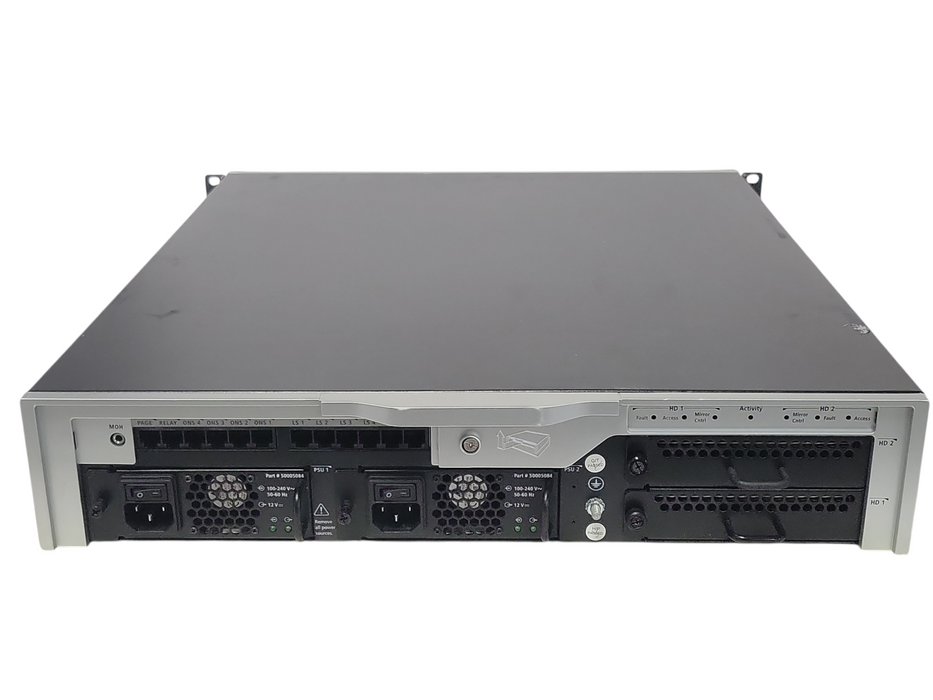 Mitel 3300MXe ICP Controller MXe 50005080, 2x PSU, READ _