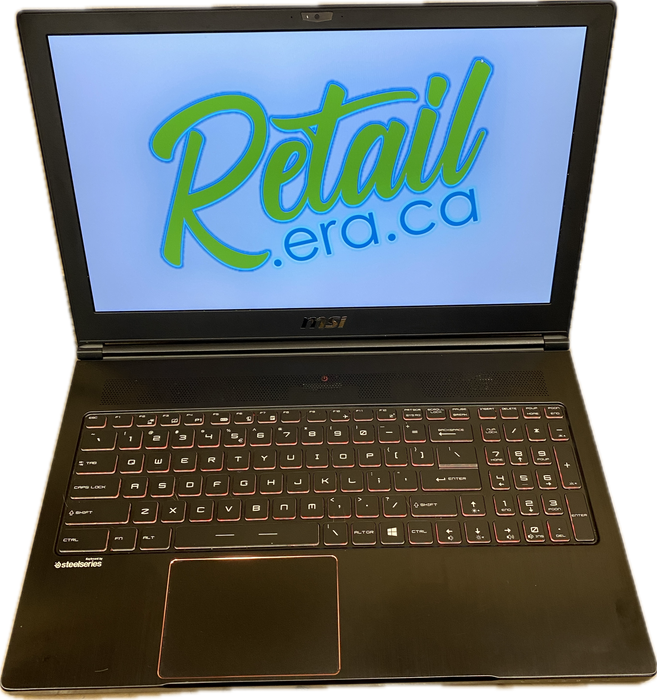 MSI Stealth GS63 7RD i7-7700HQ GTX 1050 2GB GPU 128GB SSD 1TB HDD  Lap200