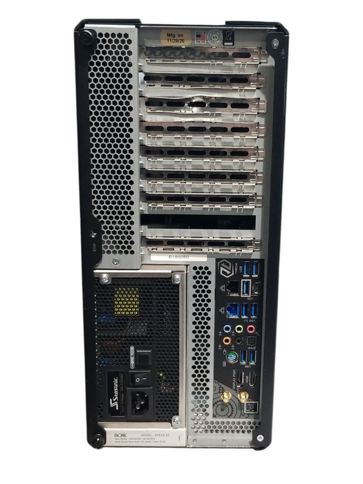 Boxx Apexx S3 Tower intel i7-10700K CPU 3.8GHz 32GB No HDD/GPU