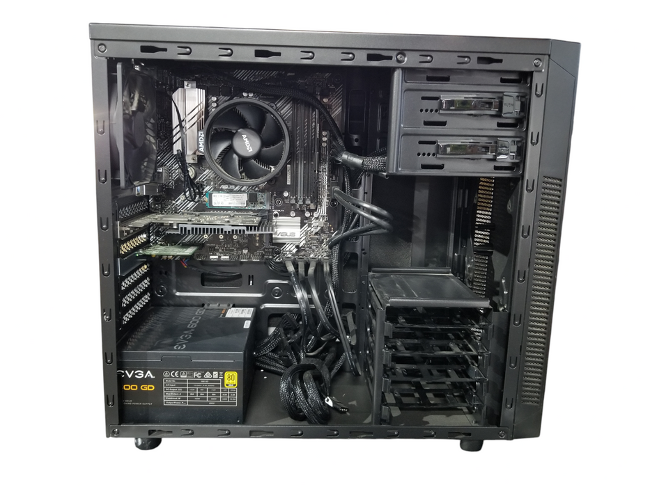 Custom Asus PC, Prime B550M-A, Ryzen 5 3600, 8GB DDR4 256GB NVMe, 600W PSU