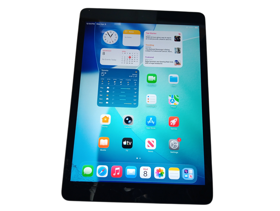 Apple iPad 9th Gen - 64GB - Space Gray [A2603] Read