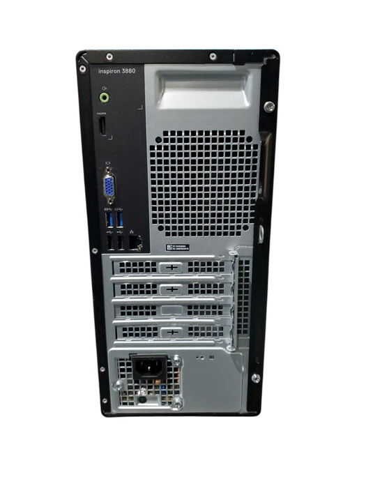 Dell Inspiron 3880 Tower, i3-10100, 8GB DDR4, 256GB NVMe, No OS