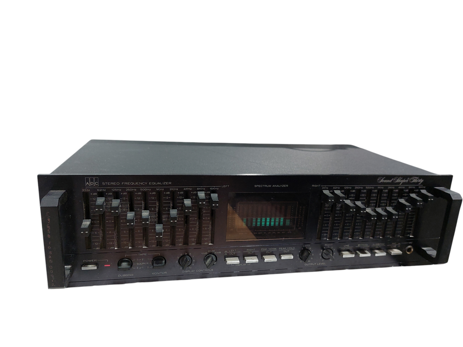 ADC Sound Shaper 30 Stereo Frequency Equalizer Spectrum Analyzer Model:SS30 =