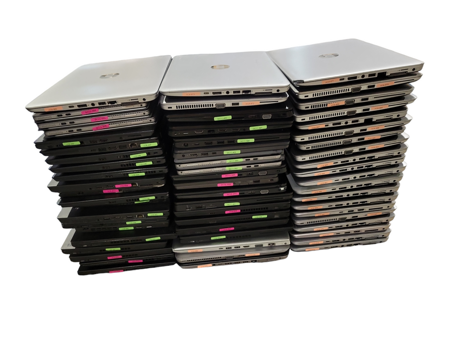 Lot 60x B/C-Grade Dell/Lenovo/HP 6-8Gen Laptops (HDLC3-10)