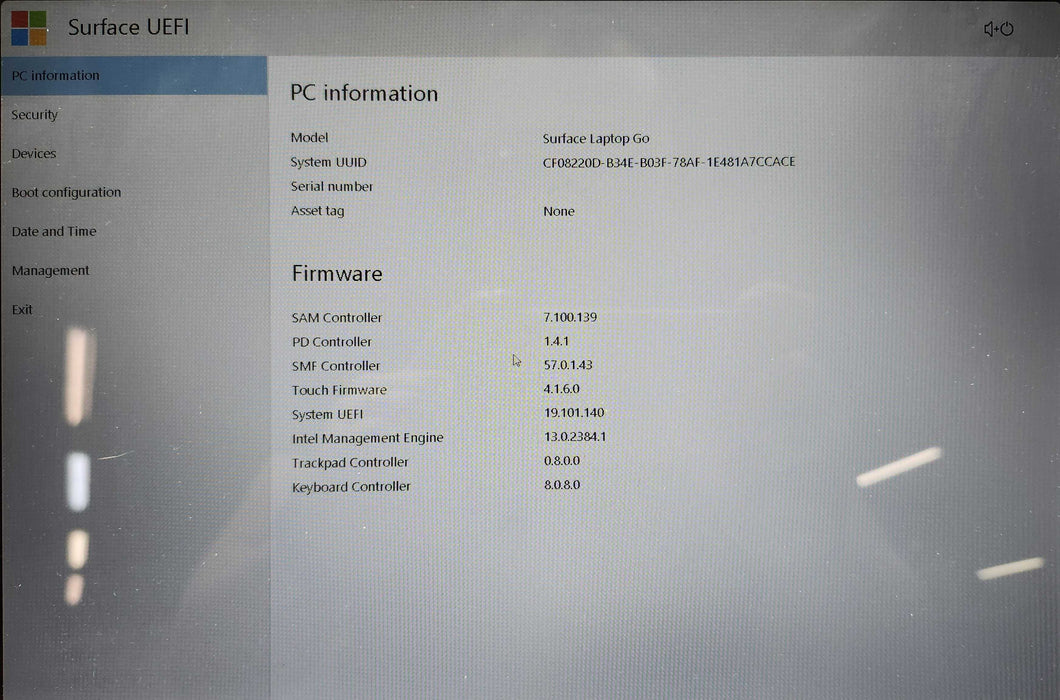 Microsoft Surface Laptop Go 1943, i5-1035G1 1.00GHz, 4GB DDR4, 64GB, AC  Lap200