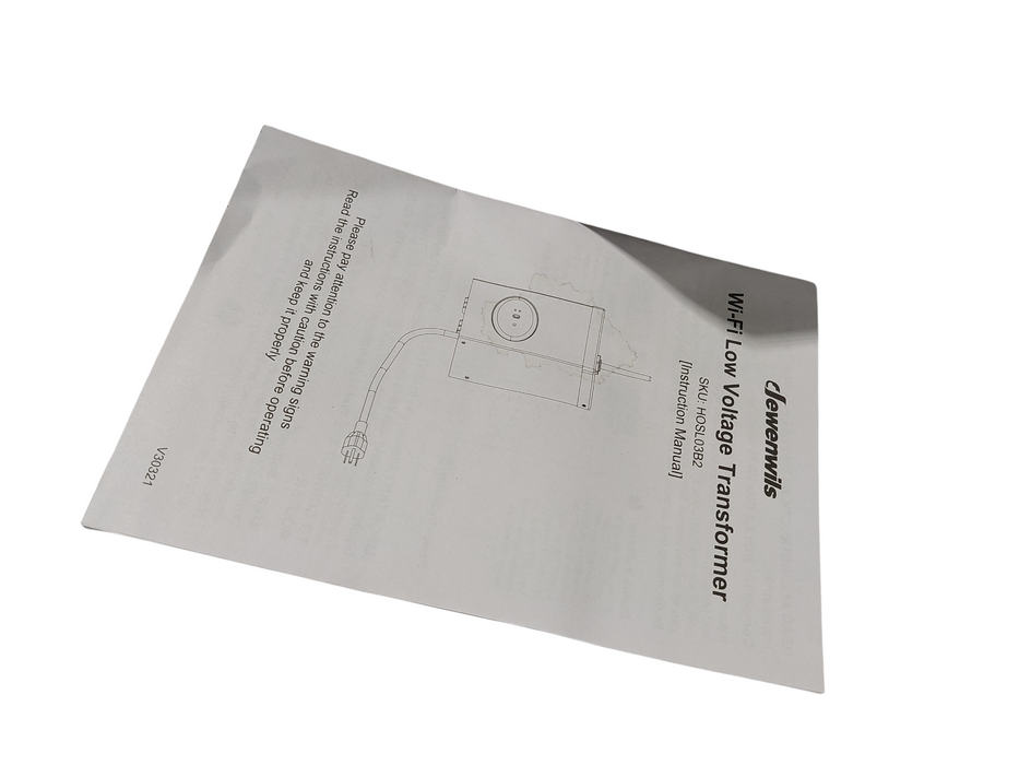 Wi-Fi Low Voltage Transformer HOSL03B2  =
