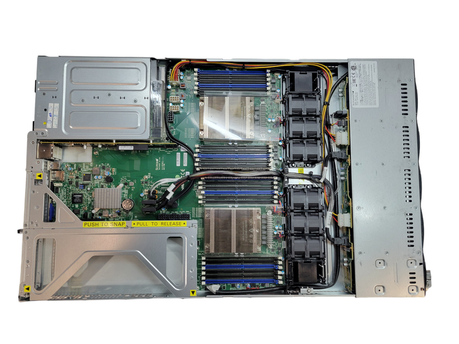 Supermicro X10DRU-i+ (119U-7) - 2x Xeon E5-2680 v3 32GB DDR4 2x750W PSU Q
