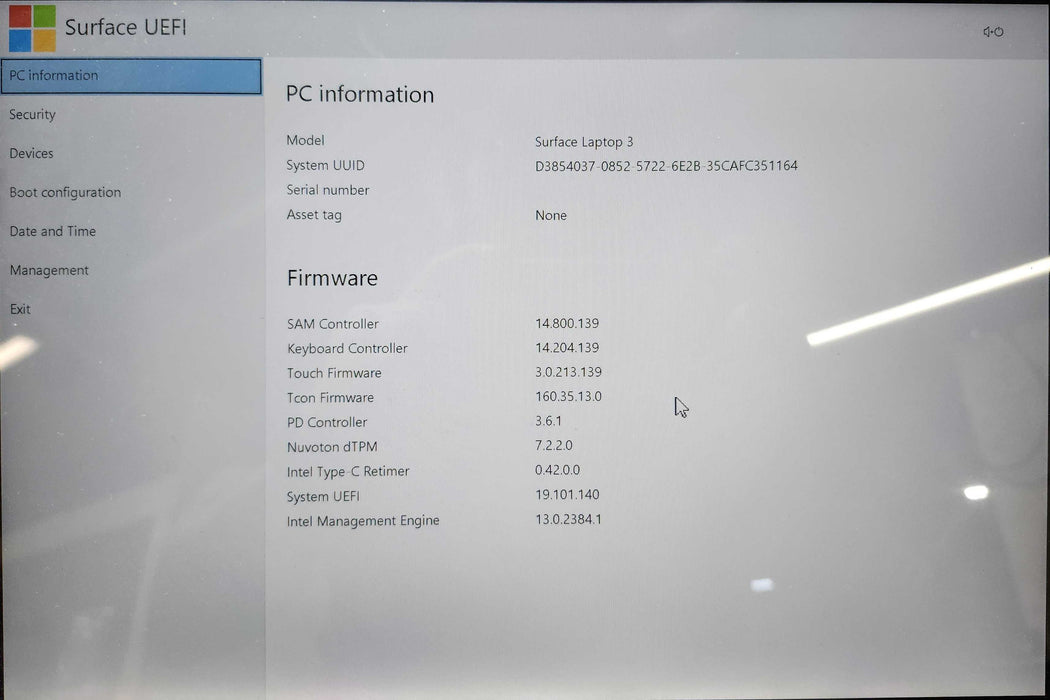 Microsoft Surface Laptop 3 1868|i7-1065G7|16GB DDR4|256GB NVMe|READ  Lap200