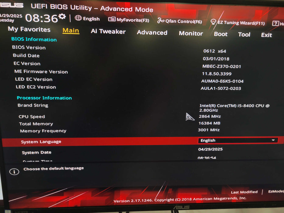 Custom PC - Core i5-8400 ROG STRIX Z370-I GAMING 16GB DDR4 No HDD 600W PSU %