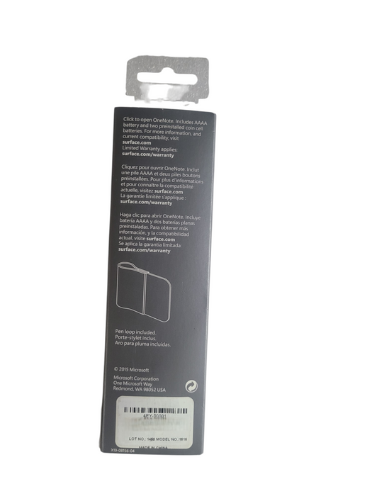 Microsoft Surface Pen 4EY-00001 1616 Bluetooth Silver Stylus Surface 3 Pro  Q