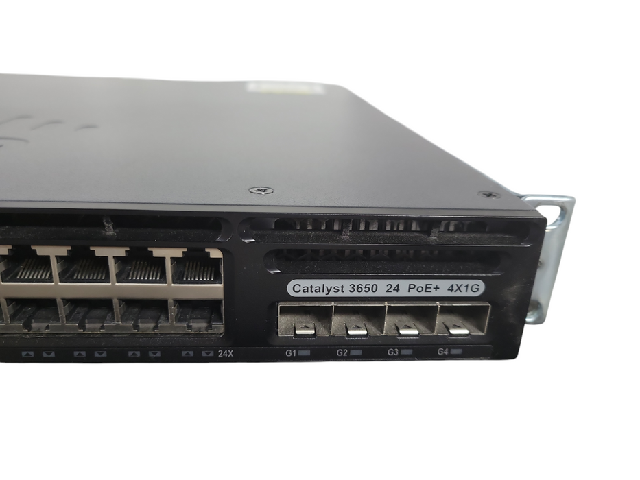 Cisco WS-C3650-24PS-S | 24-Port Gigabit PoE+ | 4x SFP 1x PSU Network Switch !