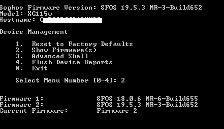 Sophos XG 115w Firewall Rev 2