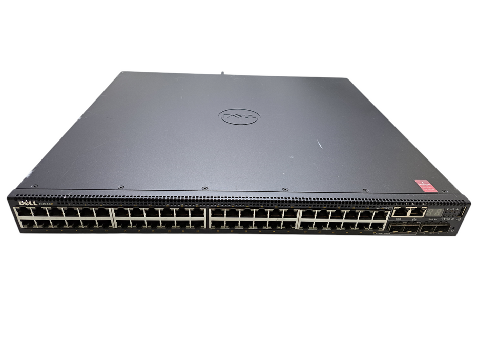 Dell N3048P | 48-Port Gigabit PoE+, 2x 10G SFP+ Managed Switch w/ 1x 1100W