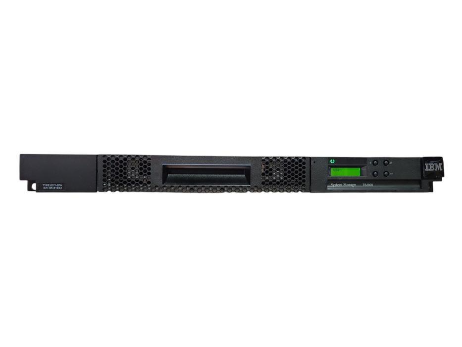 IBM TS2900 1U LTO7 Tape Autoloader Model S7H, 6171S7R