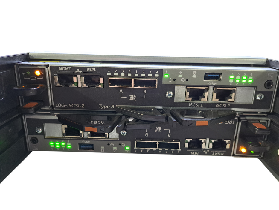 Dell Compellent SCV2020 24-Bay SFF Storage Array w/ 2x 10G-iSCSI-2 Modules _