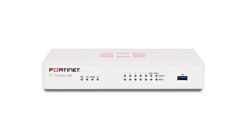 Fortinet Fortigate-50E Network Security Firewall Initialized FG-50E w/Adapt Q