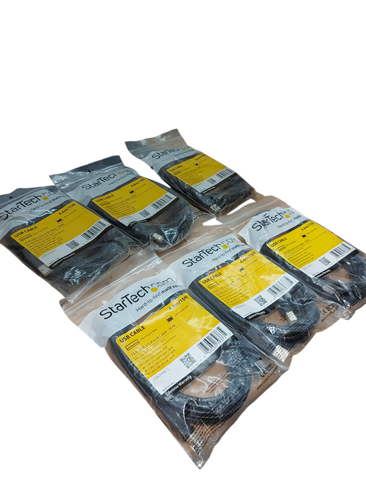 Lot 6x Startech USB 2.0 A TO B CABLE 15FT