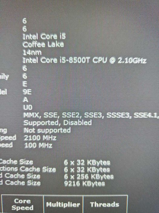 Dell OptiPlex 3060 Micro PC Core i5-8500T 16GB RAM 256GB NVME 1TB HDD WIFI