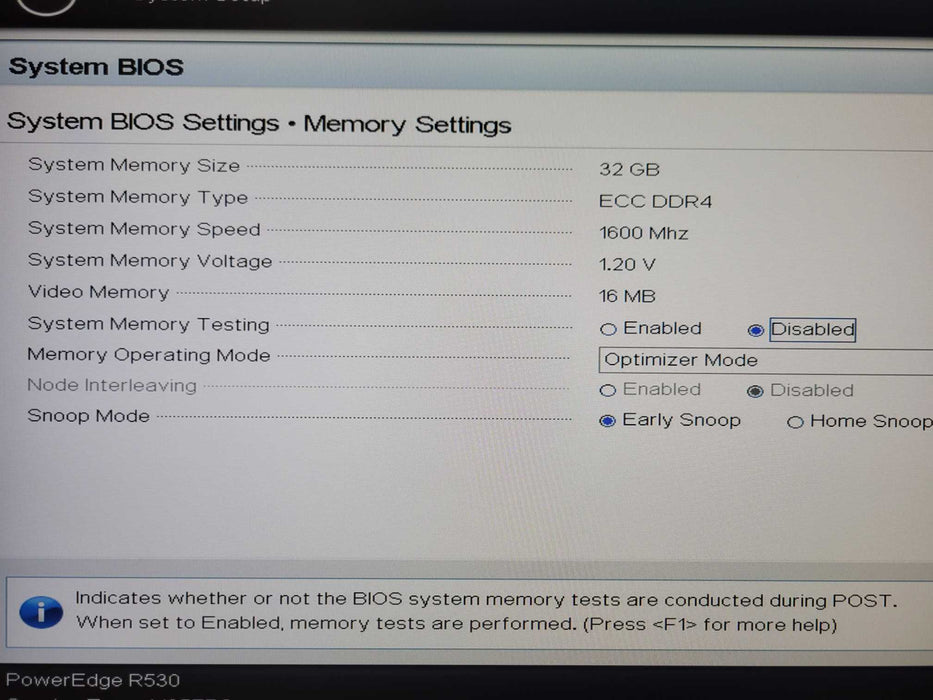 Dell PowerEdge R530, 1x Xeon E5-2603v3 1.60GHz 32GB DDR4 H730 Mini 2x PSU _