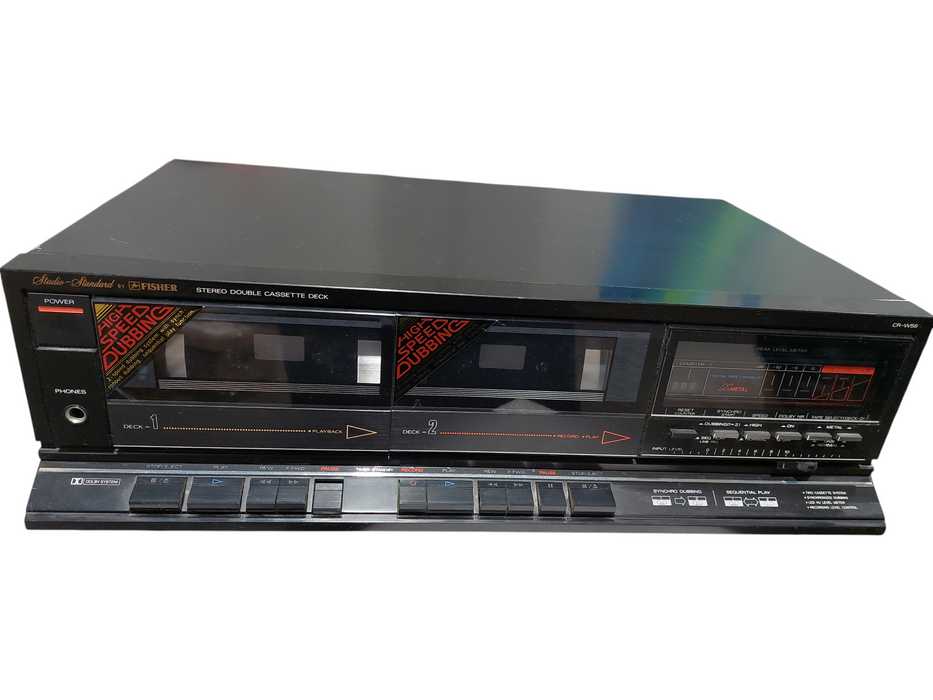 Fisher Studio Standard Stereo Double Cassette Deck Model: CR-W56 (Parts)  =