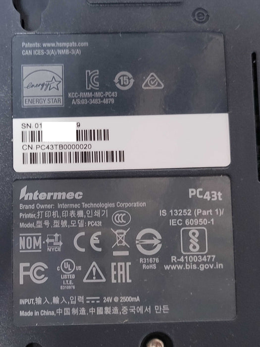 Intermec PC43t USB Thermal Label Printer, READ _
