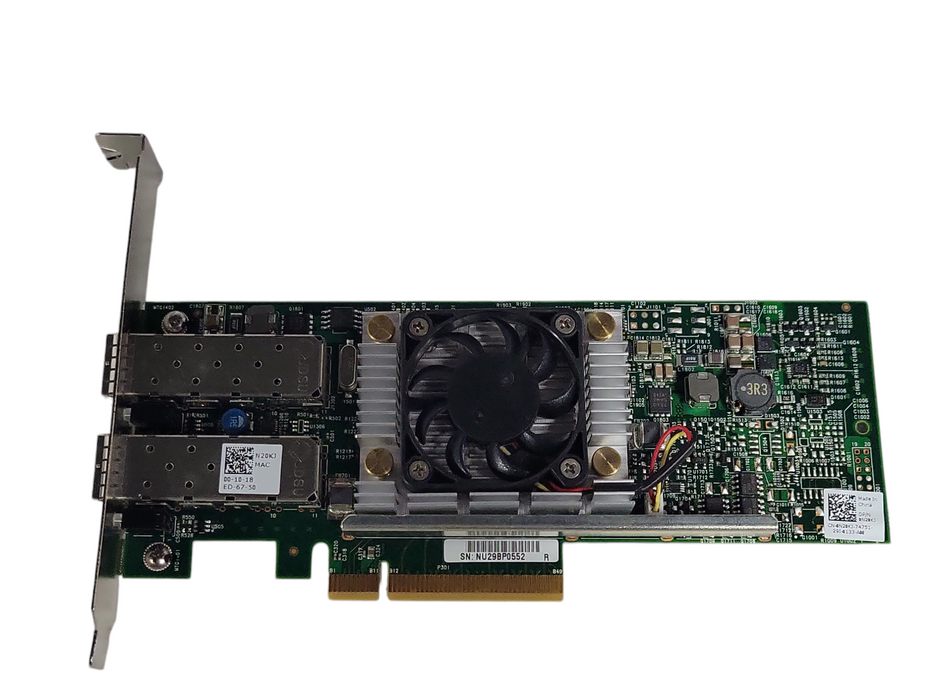 DELL 0N20KJ 10GB Dual Port SFP+ PCI-E Ethernet Adapter, FH Bracket _